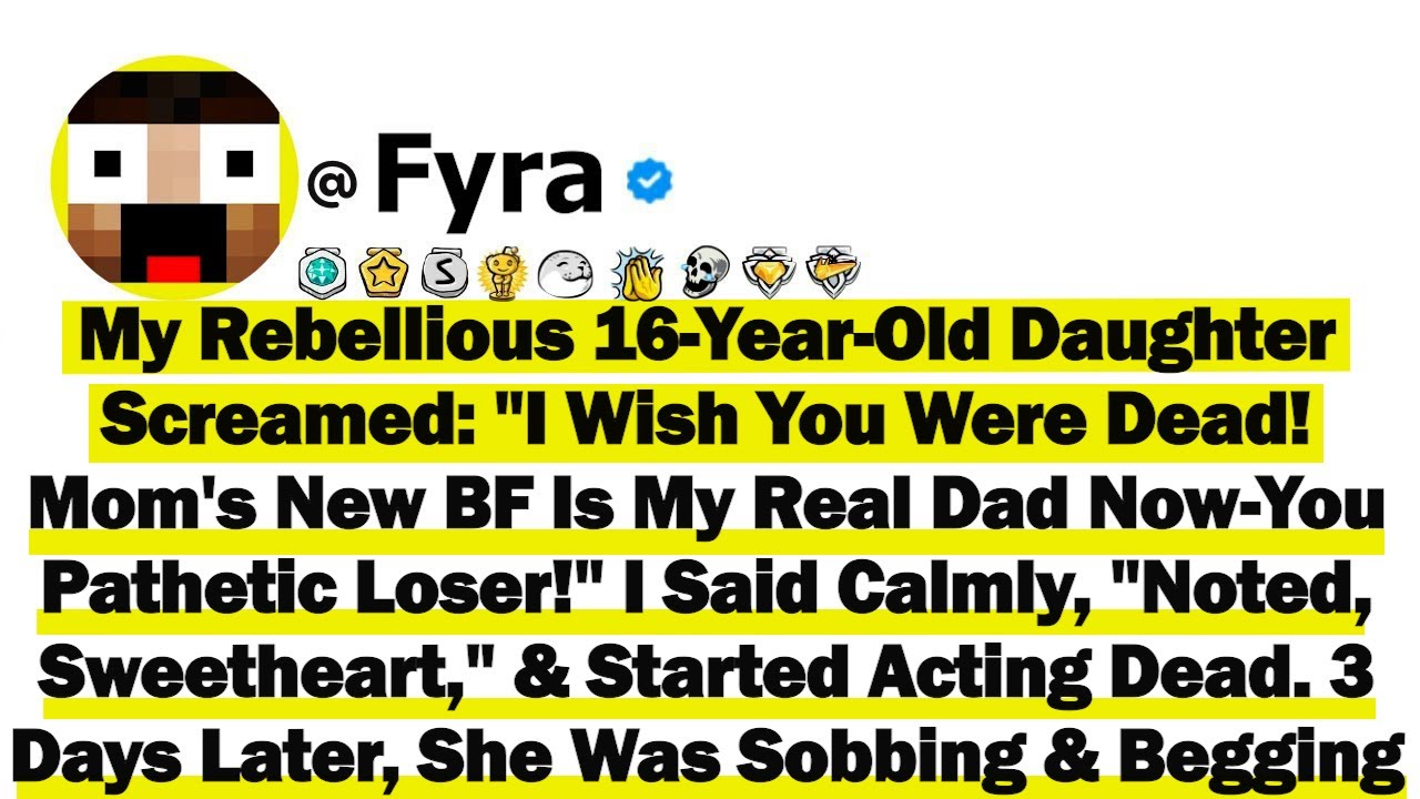 My 16 Yr Old Daughter Screamed 