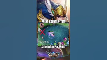 FREYA COUNTER ITEM#mplid #mplph #mlbb #freya #freyamlbb #freyabestbuild #shorts #short