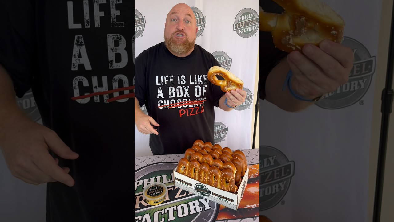 Впервые пробую филадельфийский крендель 🥨 