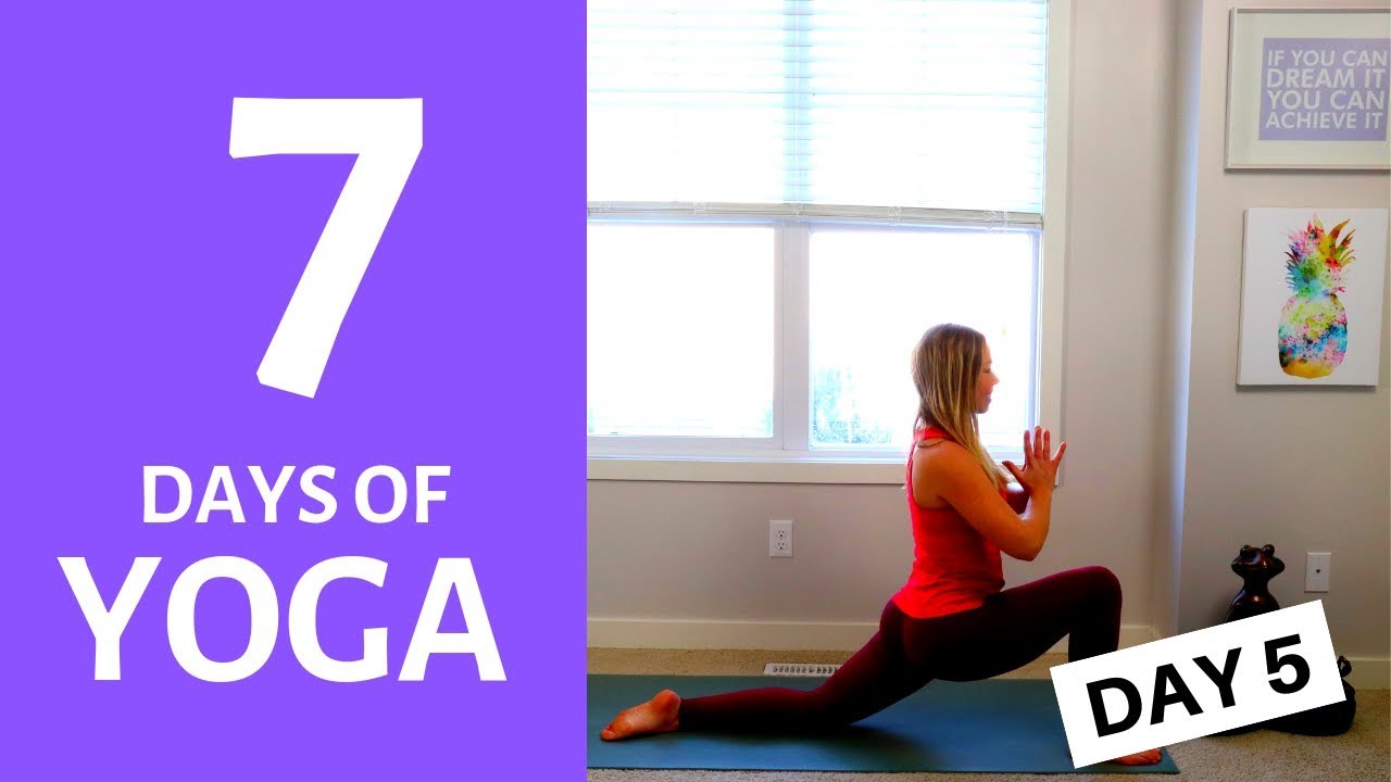 Yoga for Absolute Beginners | 7 Days of Yoga - Day 5 - YouTube