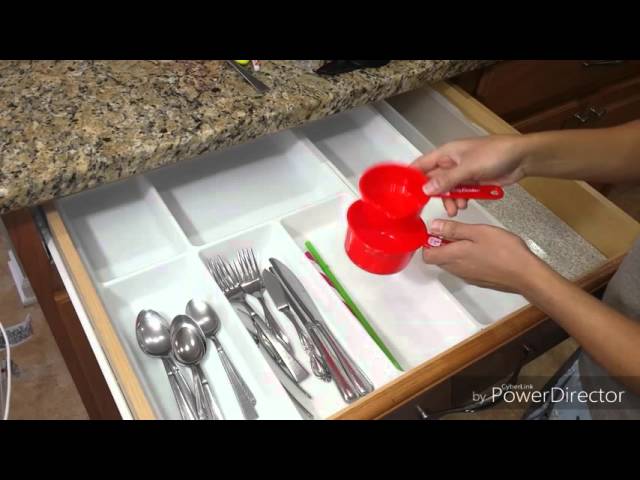 Cómo organizar un cajón de utensilios de cocina sin comprar un