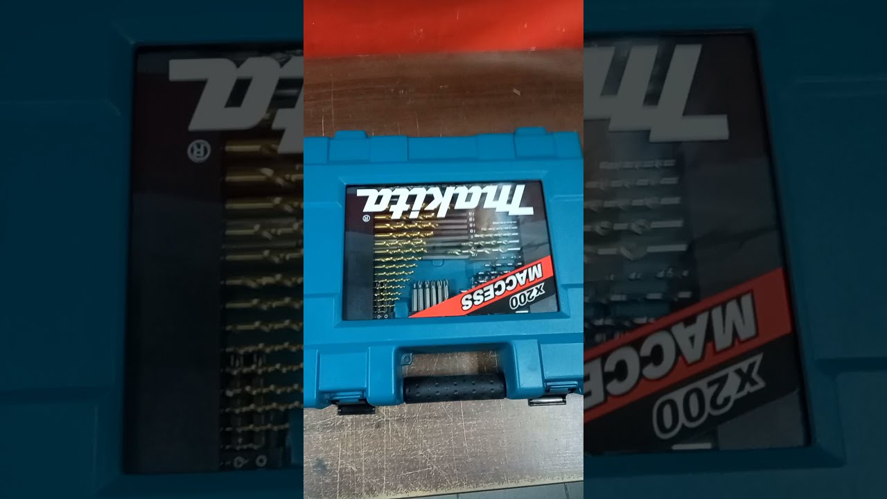 Набор сверл и бит Makita 200 шт (D-37194). Обзор, комплектация.