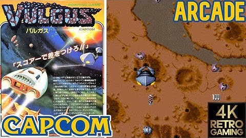 Vulgus Arcade (Capcom 1984) 4k Longplay