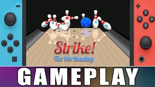 Strike! Ten Pin Bowling - Nintendo Switch Motion Control Gameplay #2