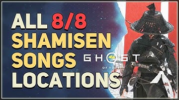 All Shamisen Song Locations Ghost of Yotei