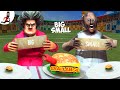 Big - Small 🔥food challenge 🔥Granny vs Scary Teacher vs Aliashraf  ► Funny Animation  ★ Part 3