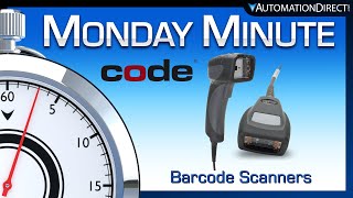 CODE Barcode Scanners - Monday Minute at AutomationDirect screenshot 2