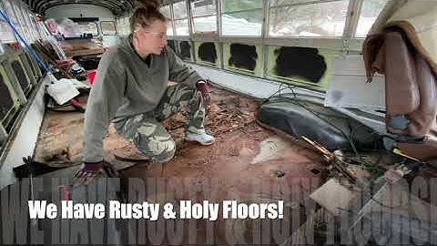 Skoolie Subfloor Demo & Prep: Episode 5 Campi Kamperton