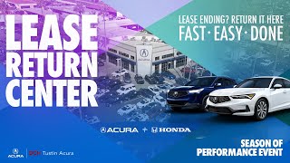 Stress-Free Lease Return & Upgrade at DCH Tustin Acura