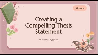 Breakthrough Teaching Fellow Application: Chelsea Hyppolite
