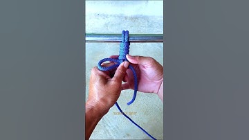 How to tie knots rope DIY at Home, #knotrope #shoelace #viral #handmade #satisfying #craftsdiy