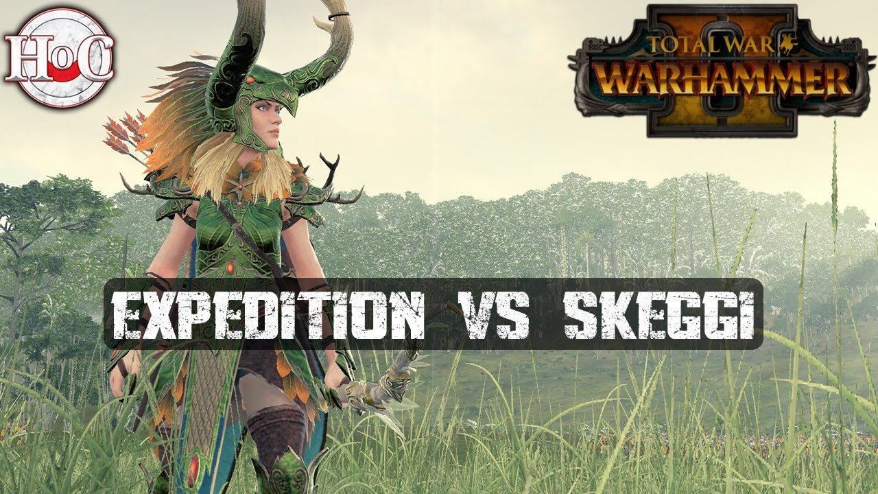 EXPEDITION VS SKEGGI - Total War Warhammer 2 - Online Battle 386