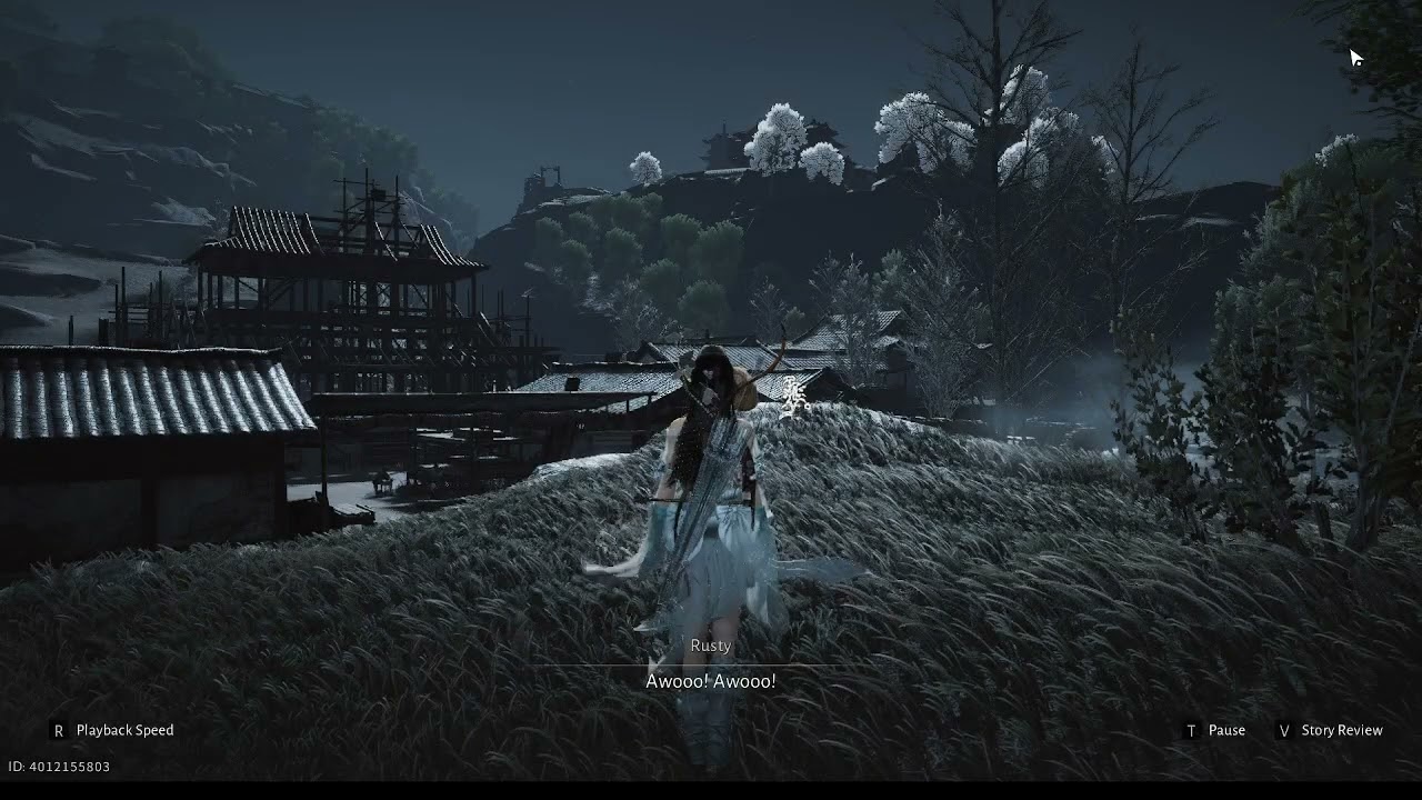 Find some dog fur in the village  Take some fur from Rusty. Where Winds Meet.