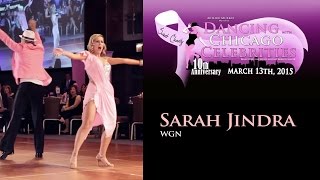Sarah Jindra Dances at Dancing with the Chicago Celebrities 2015