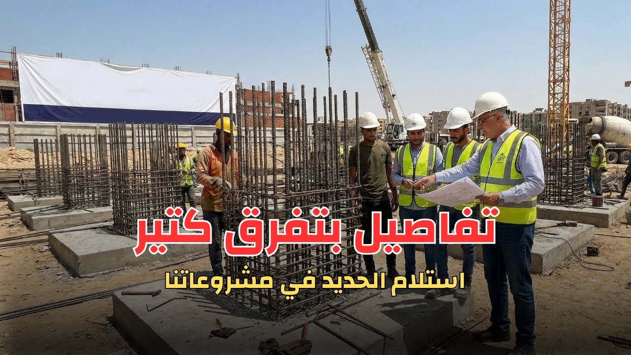 استلام حديد التسليح