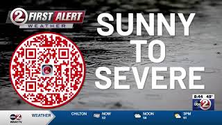 4/16/2026 WBAY First Alert Weather morning discussion screenshot 4
