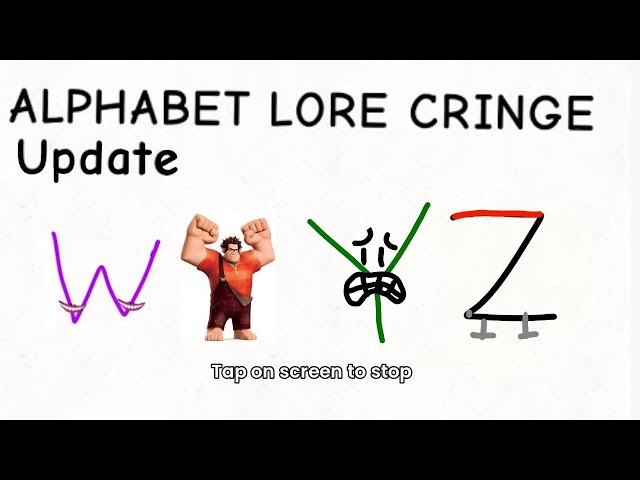 When You Post Cringe And Alphabet Lore See's It by juicedog23 on