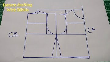 KIDS BASIC SLOPER [BASIC BODICE PATTERN FOR CHILDREN]