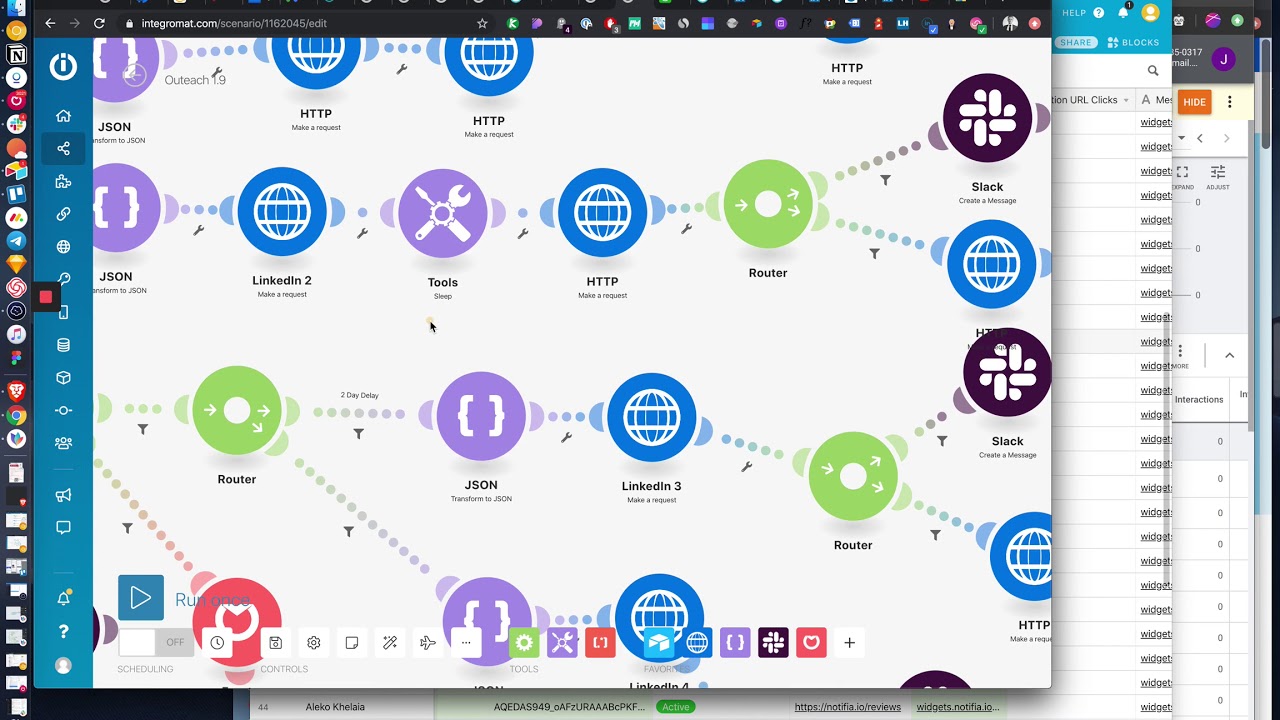 Advanced LinkedIn Growth Hacking Automation Flow - YouTube