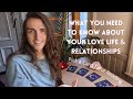 What You Need to Hear About Your Love Life & Relationships | Pick a Card Tarot Reading