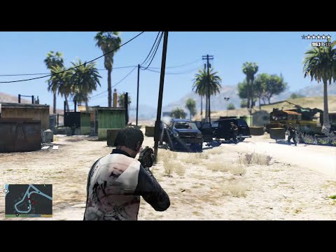 GTA 5 RDE 4.0 - Stab City The Lost MC Shootout + Ten Star Escape