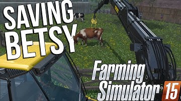 Farming Simulator 15 (2015) - Professional Logging and Cow Moving! - Farming Sim Gameplay Highlights