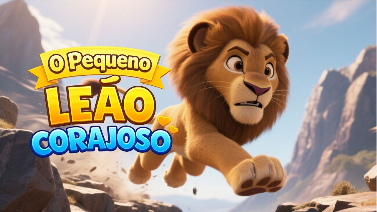 O Pequeno Leão Corajoso | Historinha Infantil
