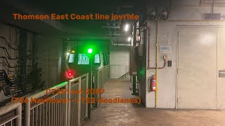 SMRT | Ride on Thomson East Coast line, CT251 set 2059 (TE6 Mayflower to TE2/NS9 Woodlands)