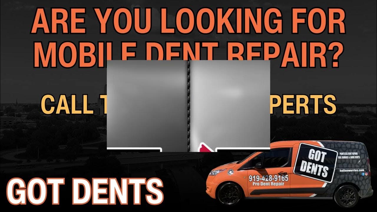 Car Dent Repair Near Me Apex North Carolina Got Dents YouTube