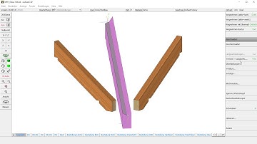 cadwork 3d V26 Shortcut 2 Ebenen konkav