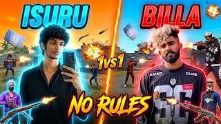 බිල්ලා VS ඉසුරු 😳 හැමෝම ඉල්ලපු කස්ටම් එක || BILLA VS WHITE ISURU || GARENA FREE FIRE