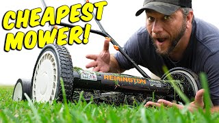 TESTING The Cheapest Lawn Mower On AMAZON