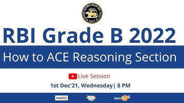 RBI Grade B 2022 | How to Ace Reasoning | By Anshul Malik