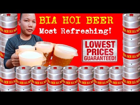 14: CHEAPEST BEER IN THE WORLD - FIND IT IN HANOI, Vietnam Bai Hoi!  Văn hóa bia tại