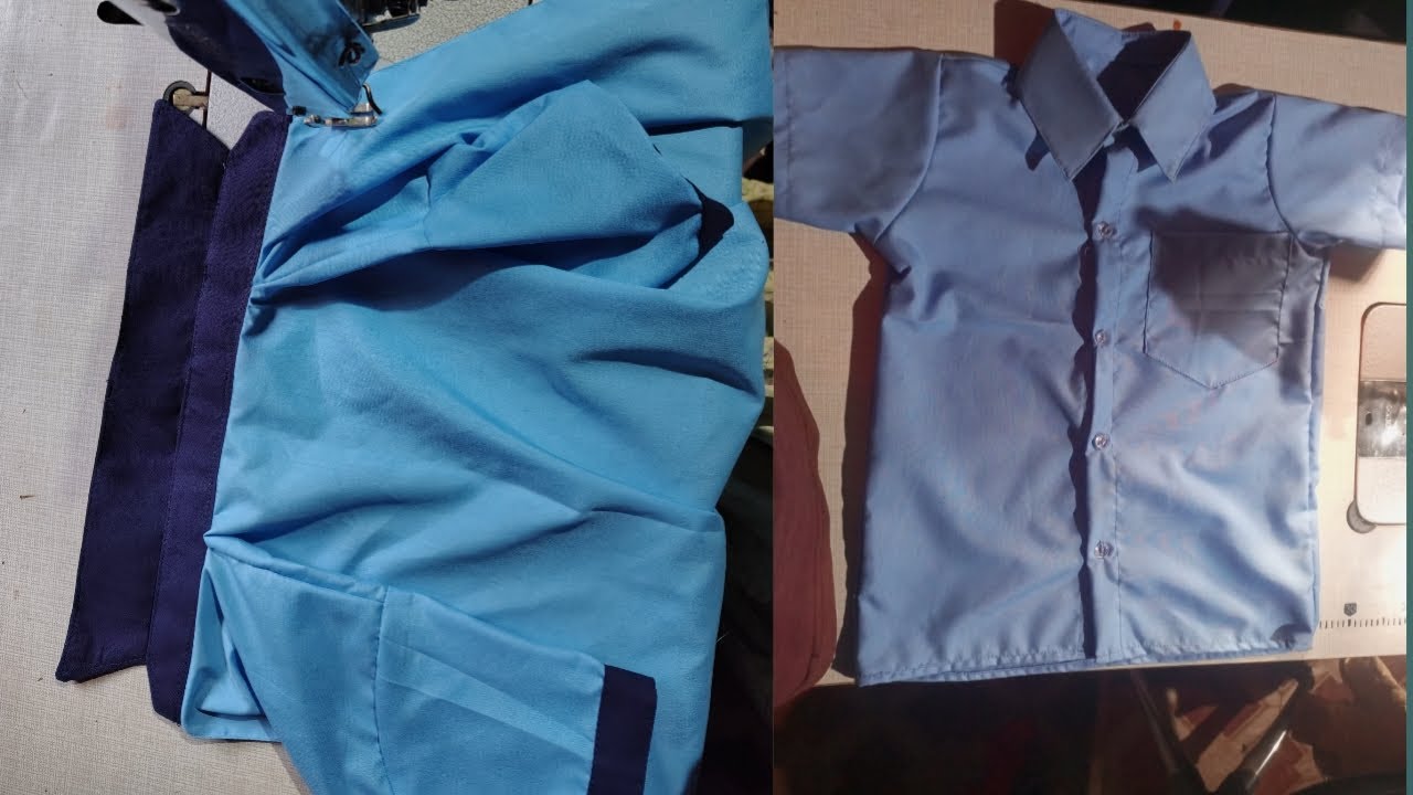 Shirt ಕಾಲರ್  stiching and shirt finishing vedio. 