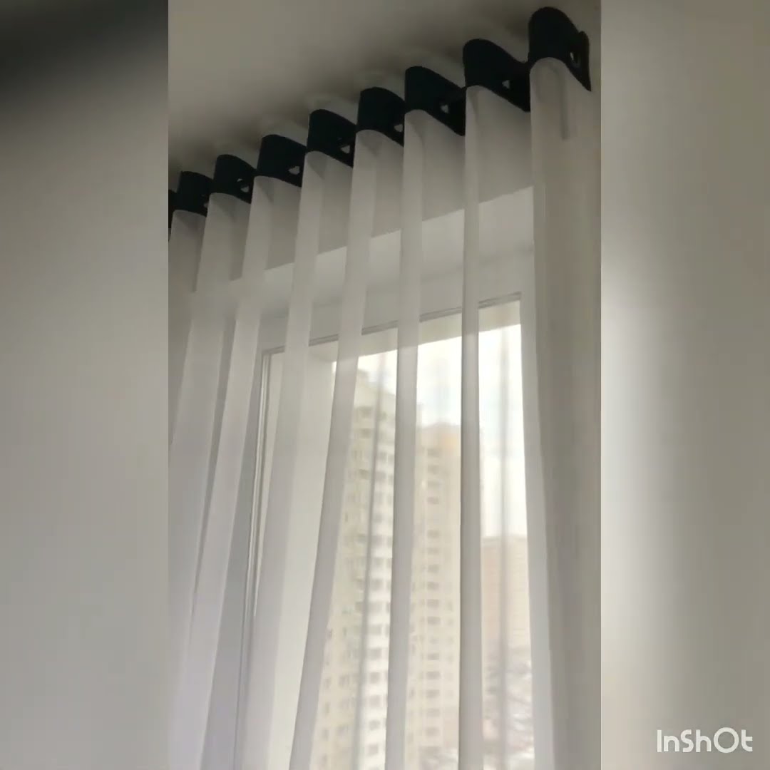 сделать тюль на люверсы самостоятельно