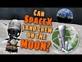 SpaceX Falcon Heavy's can land people on the Moon - Simulation in KSP