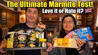 Love It or Hate It? 🇬🇧 The ULTIMATE Marmite Taste Test! (And British Sausage Rolls)
