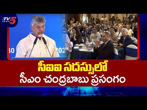 CM Chandrababu Naidu Speech At CII Partnership Summit 2025 | Chandrababu Delhi Tour | TV5 News - TV5NEWS