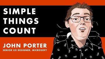 John Porter: Follow the principles of inclusive design (Simple Things Count episode 4)