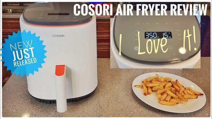  COSORI Air Fryer 4 Qt, 7 Cooking Functions Airfryer, 150+  Recipes on Free App, 97% less fat Freidora de Aire & Electric Kettle with  Stainless Steel Filter and Inner Lid, 1500W