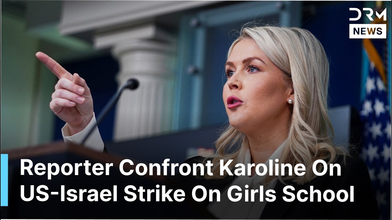 Leavitt Defends US Targeting Amid School Strike Reports in Iran | DRM News | AC1F