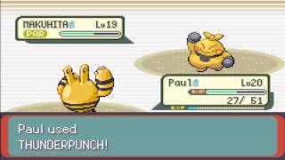 Pokemon Emerald RANDOMIZER Nuzlocke part 7 - Brawling with Brawly, Sun and Tan at Slateport beach