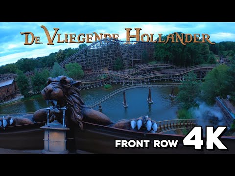 POV: De Vliegende Hollander (Front Row) at Efteling 2023 4K 30FPS | Kumbak Water Coaster #efteling