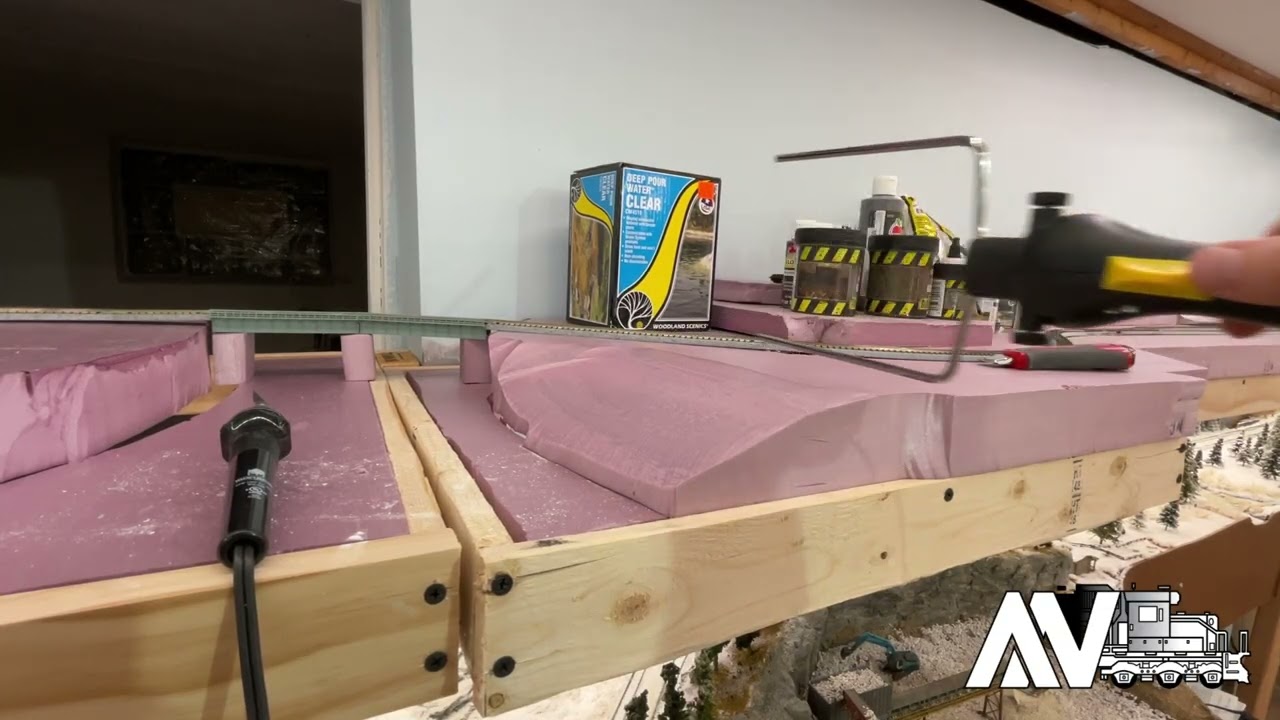 Working with Foam for N Scale Scenery