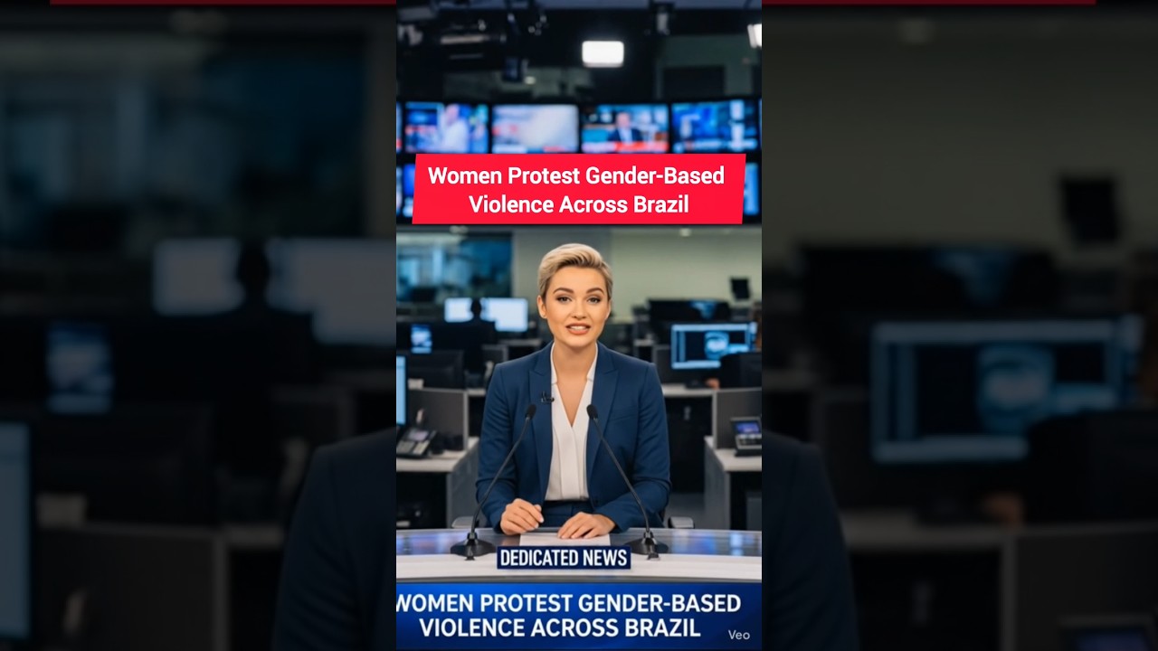 Женщины протестуют против гендерного насилия по всей Бразилии