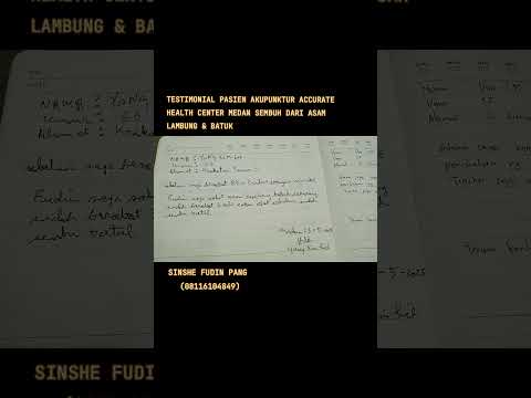 ULASAN TESTIMONIAL PASIEN AKUPUNTUR ACCURATE HEALTH CENTER MEDAN SEMBUH DARI ASAM LAMBUNG & BATUK
