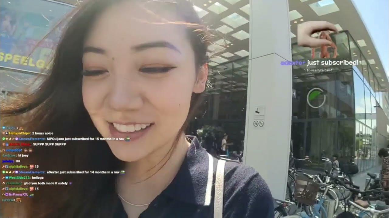 2022.07.14 fanfan FIRST EU STREAM w !joey in AMSTERDAM !vid !socials