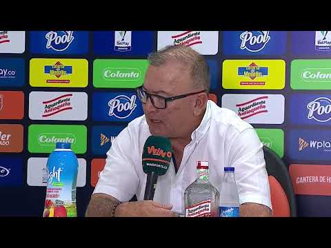 Rueda de prensa de Envigado tras el partido frente a La Equidad