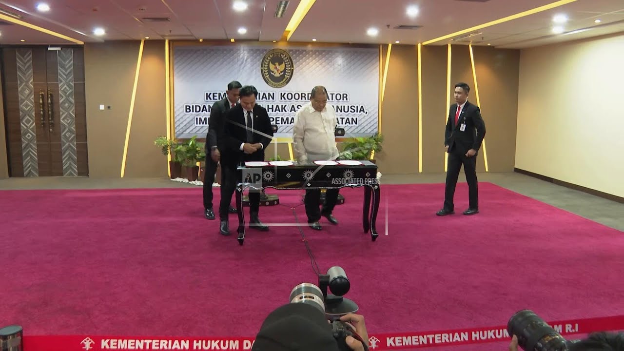 Indonesia and Philippines sign prisoner transfer deal to allow Filipino on death row to return home